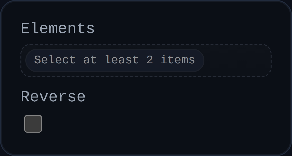 Touch Align Constraint dialog