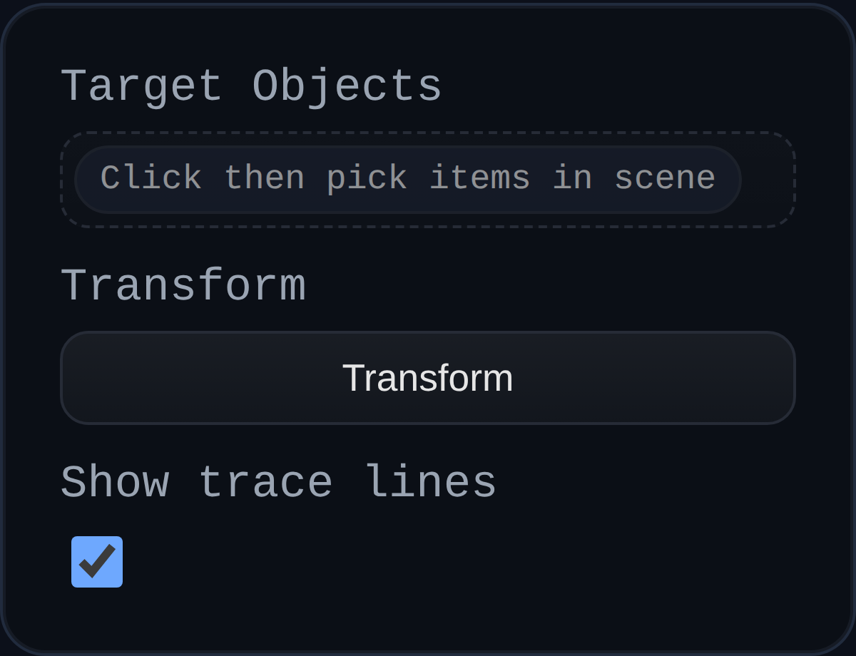 Explode Body annotation dialog